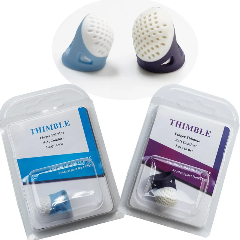 

2018 New Plastic Sewing Thimble Anti-slip Pin Needles Patchwork Finger Protectors DIY Craft Tools Accessories Size S L, 1 Piece