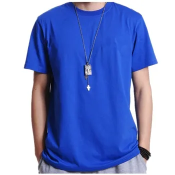 

83 Free shipping plus size summer 6xl Summer Men T-shirts Solid Color Slim Fit Short Sleeve T Shirt Mens New O-neck Tops Basic