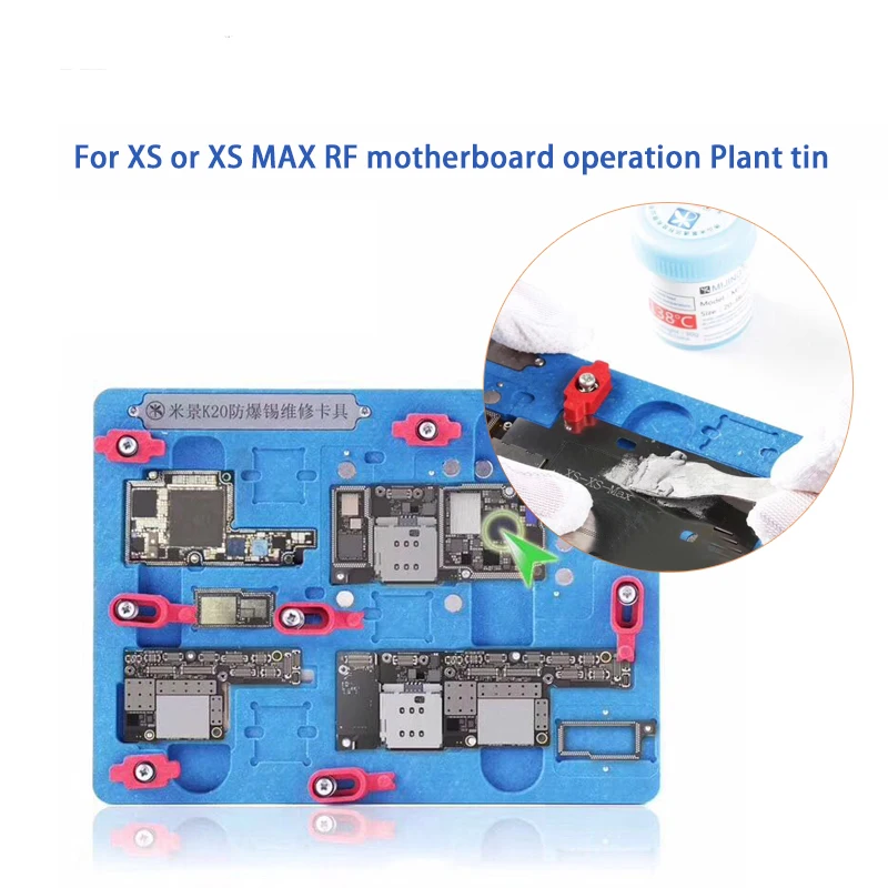 Mijing K20 On-Positioning Multi-function Fixture for iPhone XXSXS Max Motherboard PCB Explosion-proof Repairing Fixture tools (5)