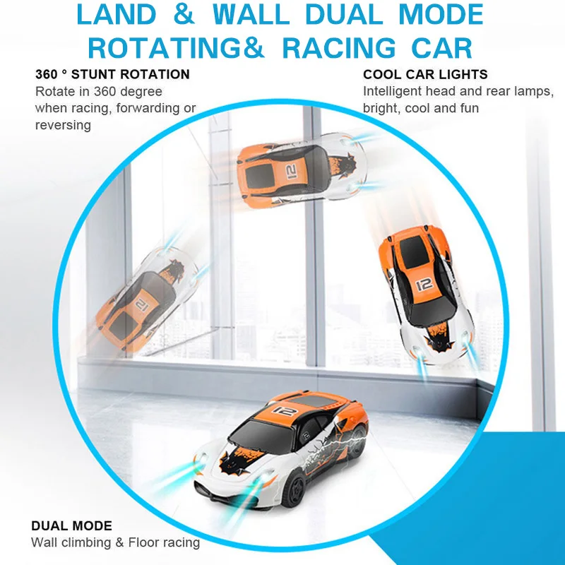 wall climbing race car