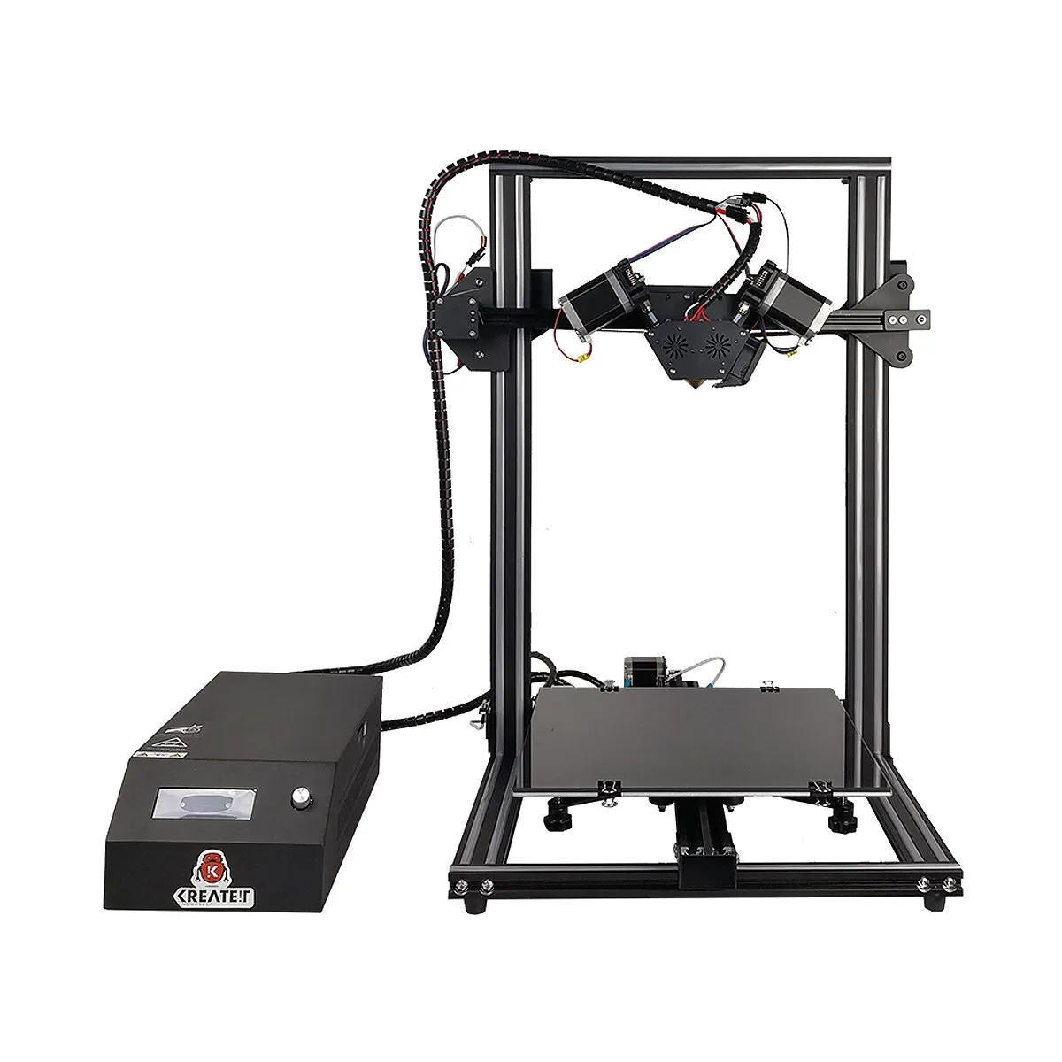 

1Set Colorful 3D printer kit DIY 300*300*400mm printing size,end stop filament ,subarea heating 3Inch LCD touch screen