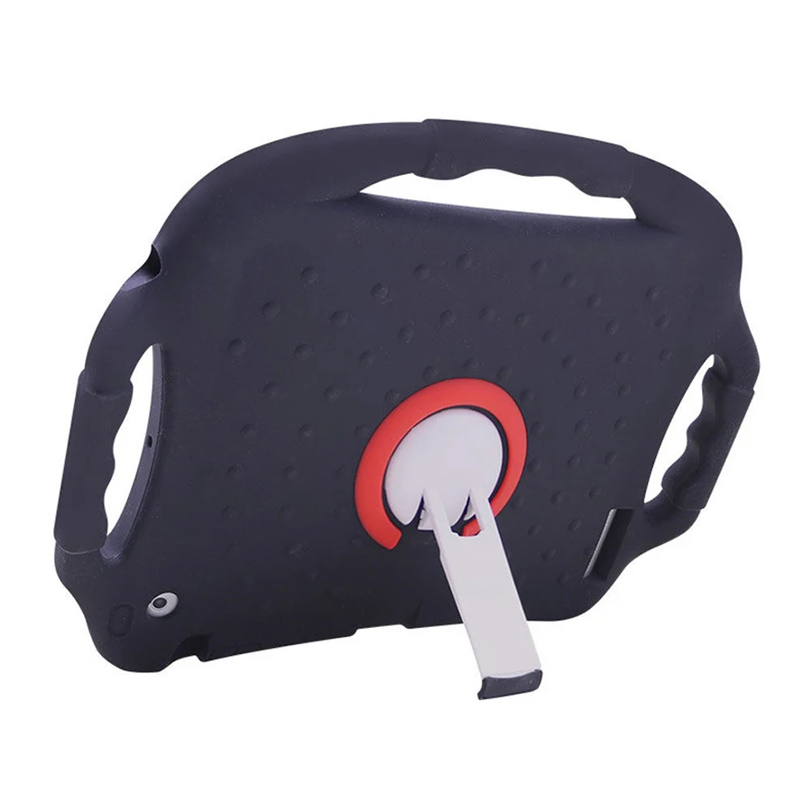 Kids Shockproof Case for iPad 2 3 4 Tablet Children Handle Steering Wheel Stand Cover Soft Silicone Drop Proof Protective Case (12)