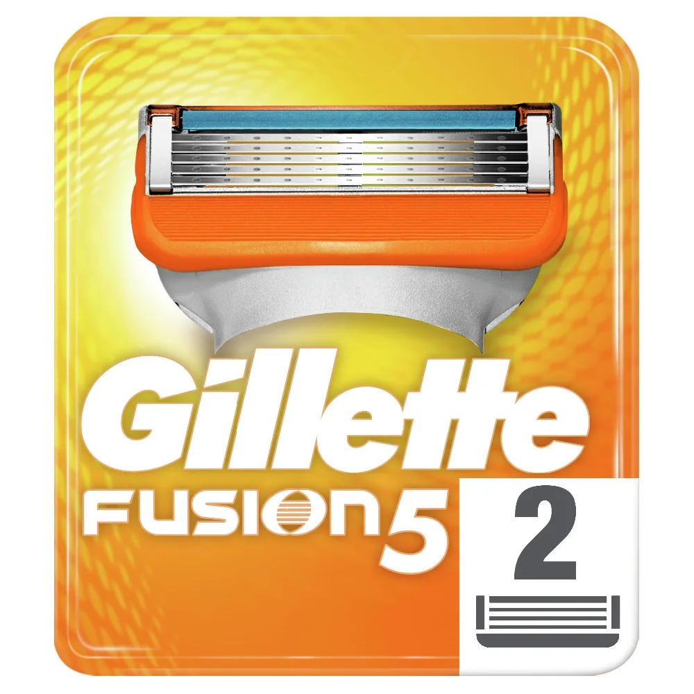 Removable Razor Blades for Men Gillette Fusion Blade for Shaving 2 Replaceable Cassettes Shaving Fusion shaving cartridge Fusion