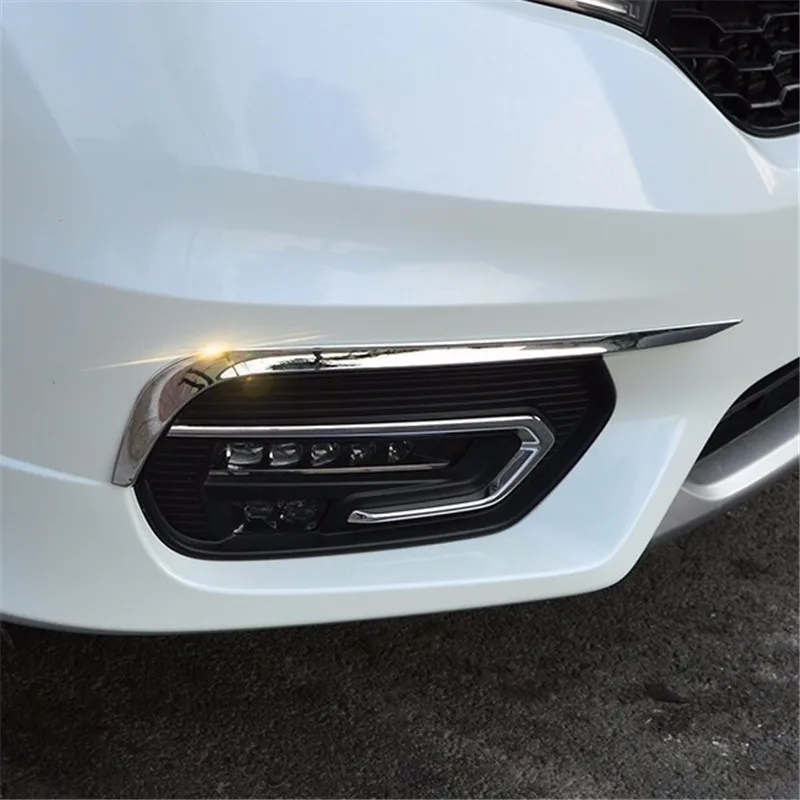 

Front Fog Lamp Headlamp exterior Excent decorative car styling protecter bright sequins accessories FOR Honda Avancier
