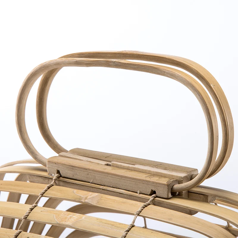 Women Bamboo Bags Female Summer Beach Handbag Lady Vintage Ratten Knitted Bag INS Popular Travel Fold Hollow Clutch Tote SS3022 (1)