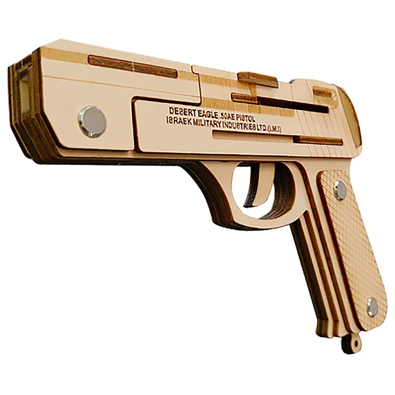 Пистолет резинка Desert Eagle детский аналоговый пистолет для самостоятельной сборки