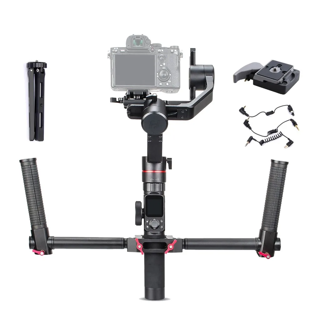 FeiyuTech Feiyu Tech AK2000 3-осевой Камера стабилизатор Handhel Gimbal для sony Canon Panasonic 2,8 кг грузоподъемность с двумя ручками