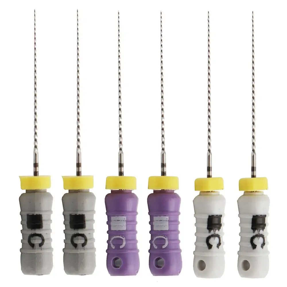

1 Pack(6pcs)Endodontic Root Canal C+ Files Hand Use Dental C File 21/25mm #8-15 Hand Use files Endodontic Instruments Dentist To