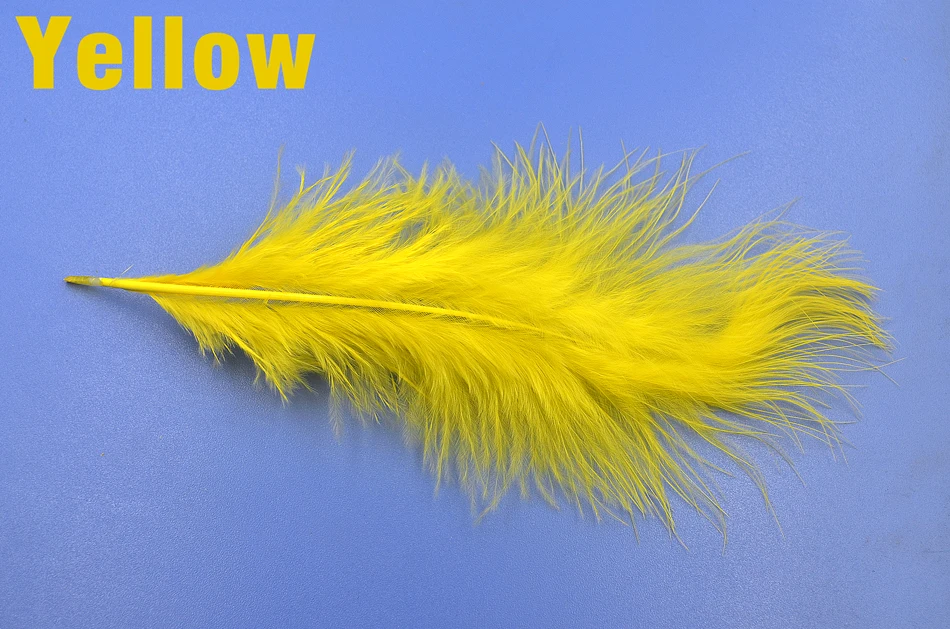 Mnft 100Pcs 10 Colors Marabou Feathers Various Colours Available Fly T –  Bargain Bait Box