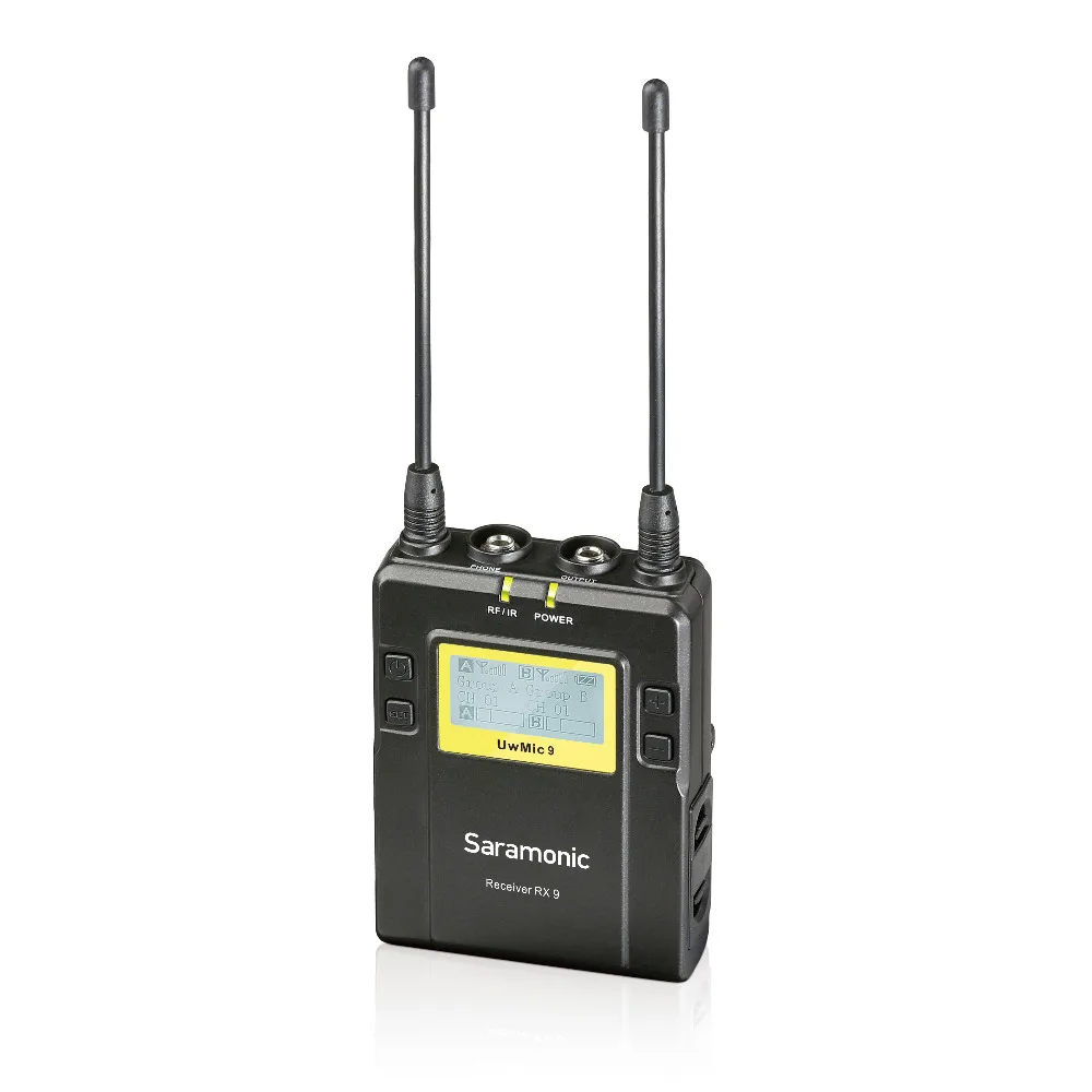 

Saramonic RX9 Receiver Unit with 3.5mm Output Cable & Camera Mounting Shoe for the UWMIC9 Wireless Microphone System