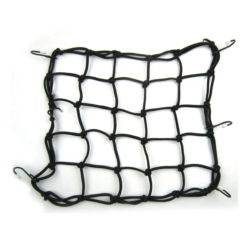 

Motorcycle Luggage Net Organizer Bike 6 Hooks Hold down Fuel Tank Luggage Mesh Motorcycle Accessories Practical Protective Gears