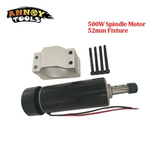 0.5KW 52 ММ ER11 чпу Мотор Шпинделя 500 Вт Двигателя Шпинделя DIY DC 100 В ЧПУ 500 Вт Мотор Шпинделя Для Фрезерования ПЕЧАТНЫХ ПЛАТ Машина
