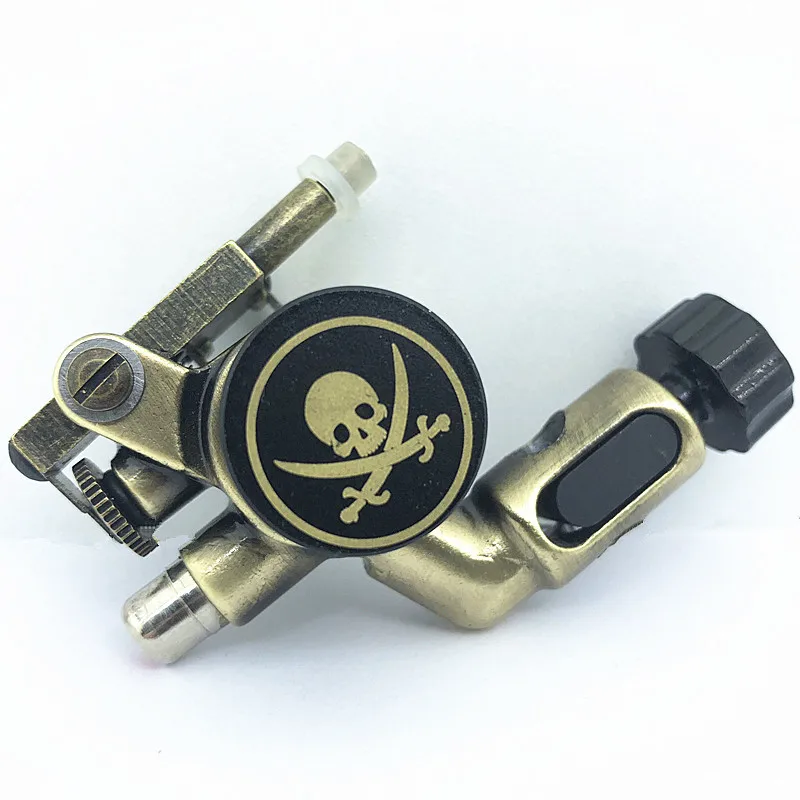 

Qink Powerful Rotary Tattoo Machine Professional Gun for Liner And Shader Strong Quiet Motor Skull Tattoo Frame