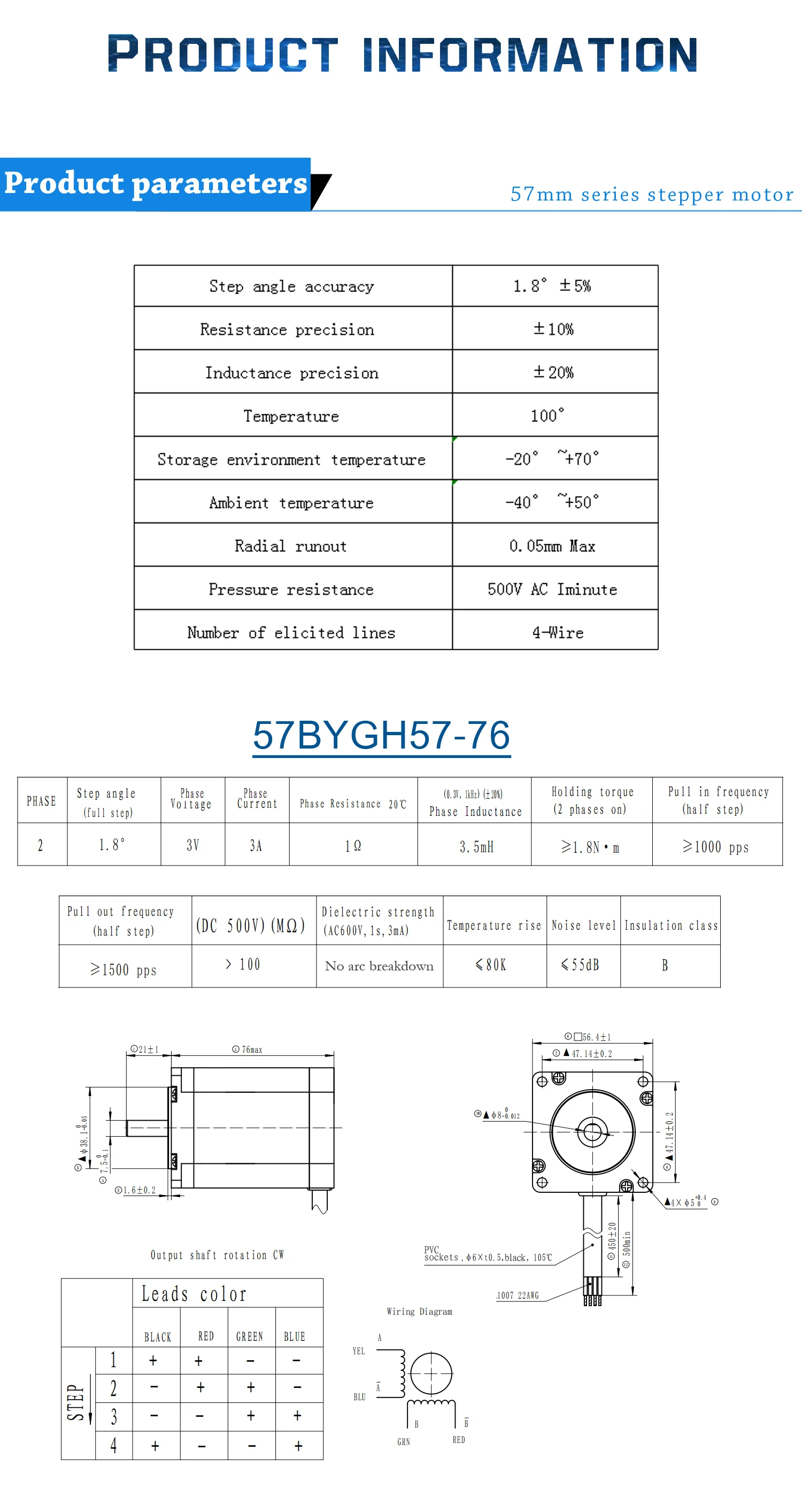 cnc stepper motor kit