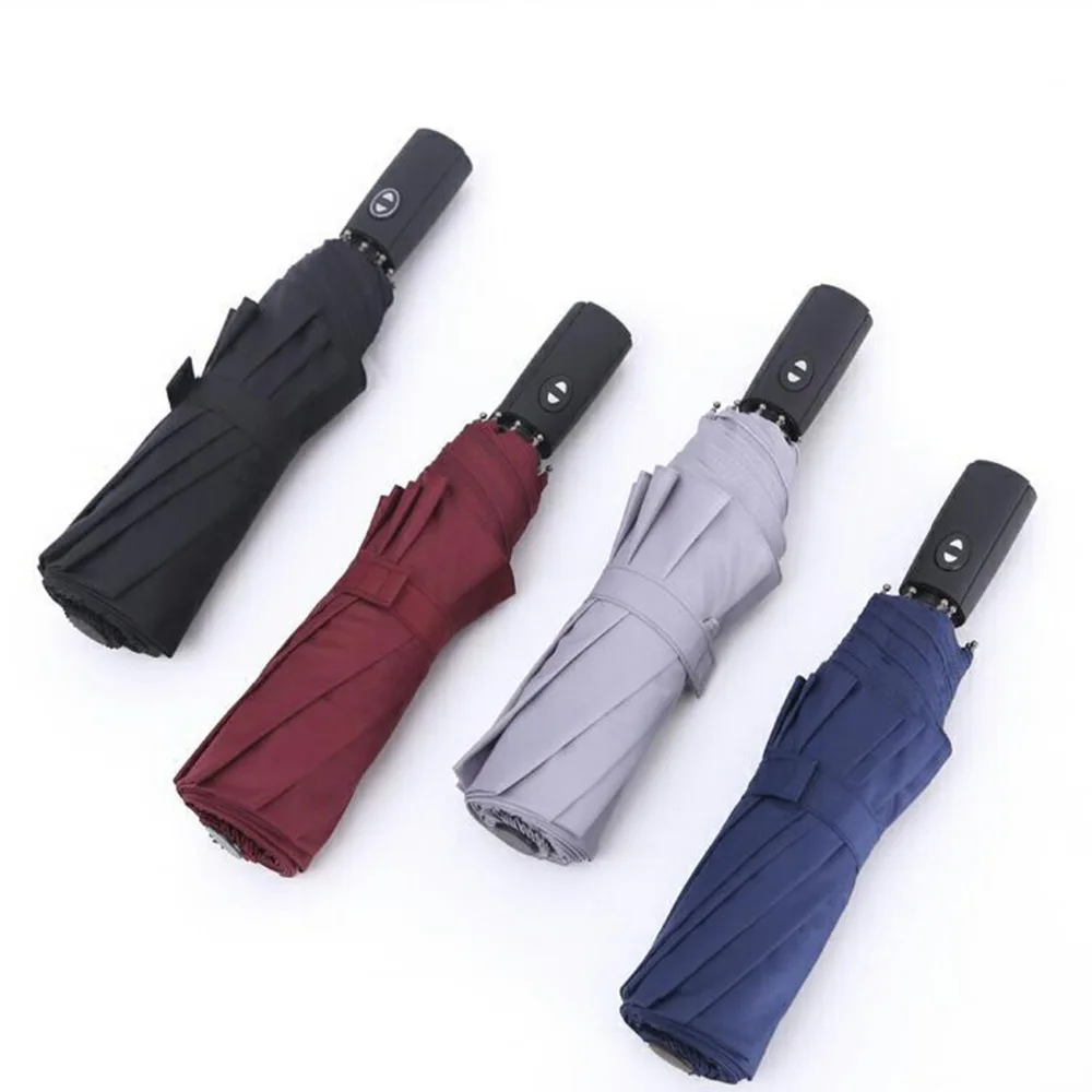 

The man increases 30 fold 10 bone anti-wind umbrella full automatic open close business umbrella