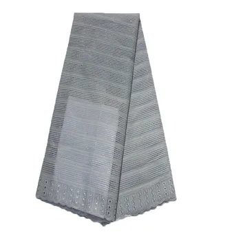 

African Dry Lace Fabrics High Quality For Men Cotton Dry Lace Fabric Swiss Voile Lace In Switzerland JA124-1