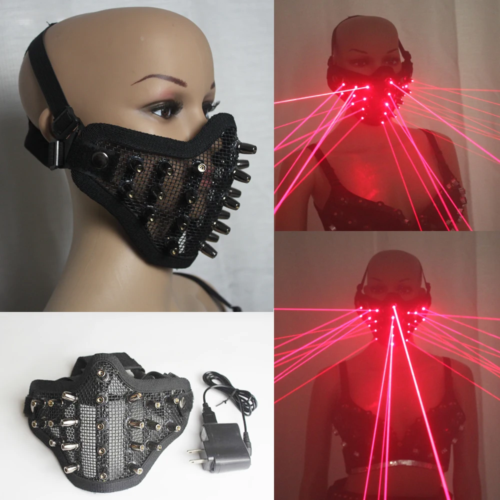 Buy Red Laser Mask Light Up Party Masks Neon Maska