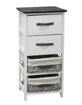 

Drawer Guadinana with 4 drawers, two wooden and two from Wicker