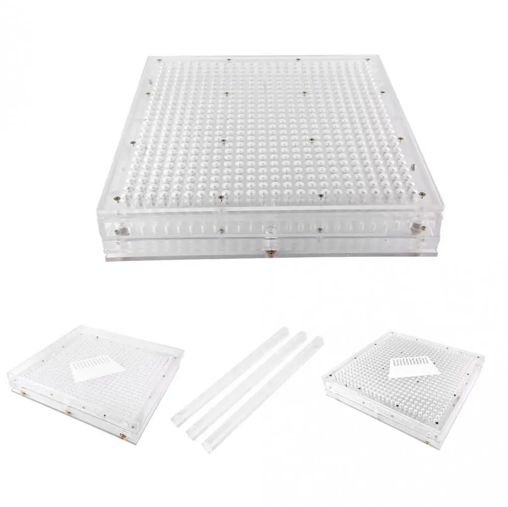 

600 Holes Empty Manual Capsule Filler Plates Capsule Filling Machine With Spreader Powder Capsules Filling Tool Size 1#, 0#, 00#
