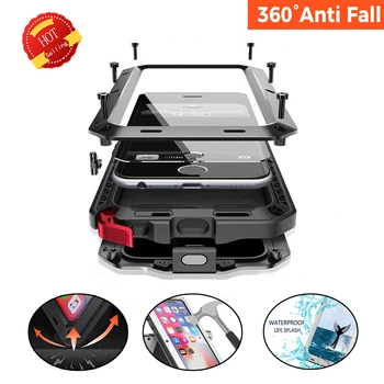

Heavy Duty Protection Anti-knock Metal Aluminum phone Case for iPhone 11 iphone 11 pro max Dirt-resistant Shockproof Cover