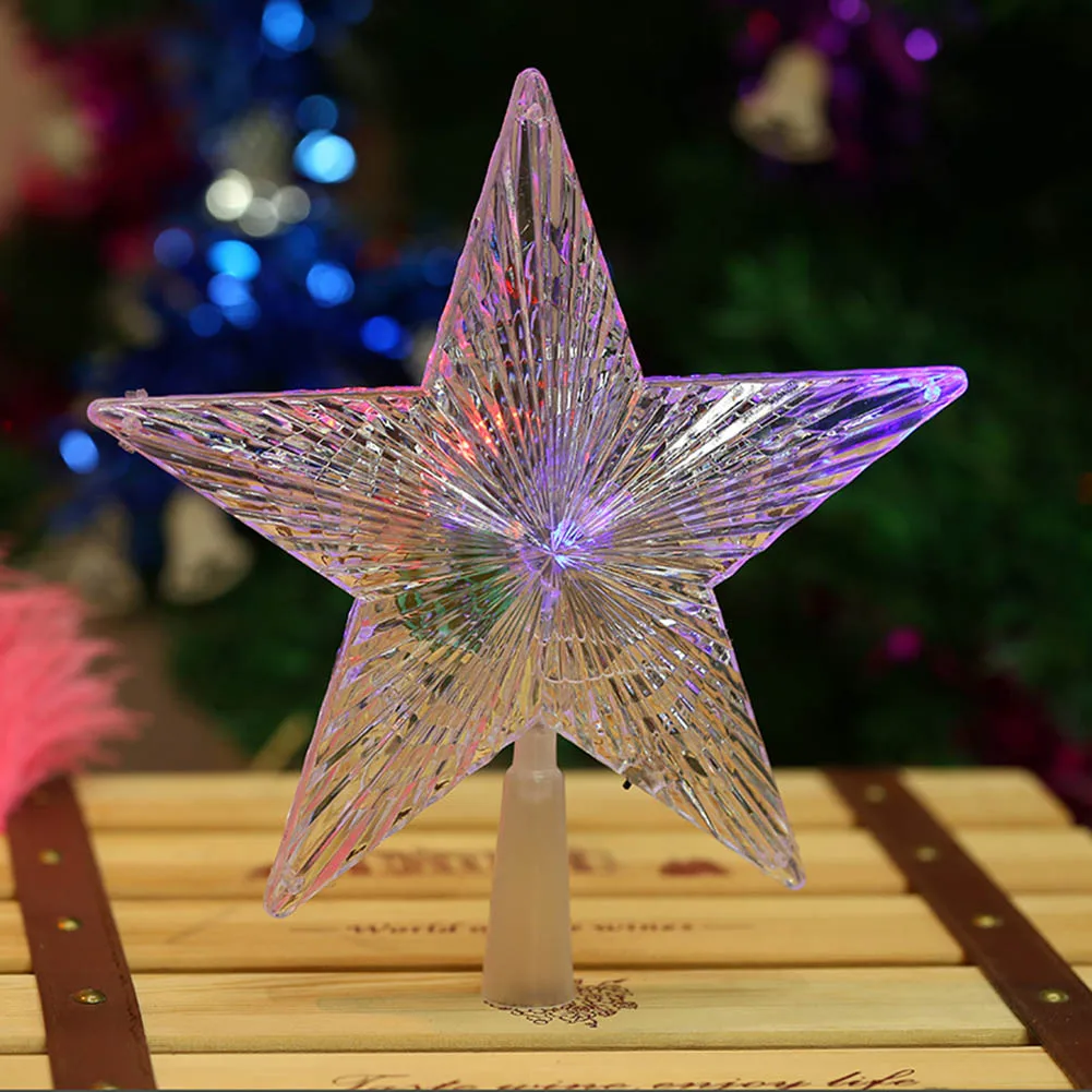 changing christmas tree star wedding lights series led led star christmas tree topper