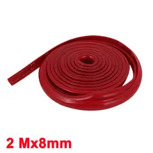 X Autohaux Car Red Grille Exterior Decoration Moulding Trim Strip 2 Meters