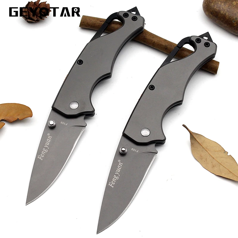 

Survival Promotion Knife Mini Edc Portable Fold Camping Tactical Folding Pocket Ring Outdoor Tools Hunting Stainless Key 2019