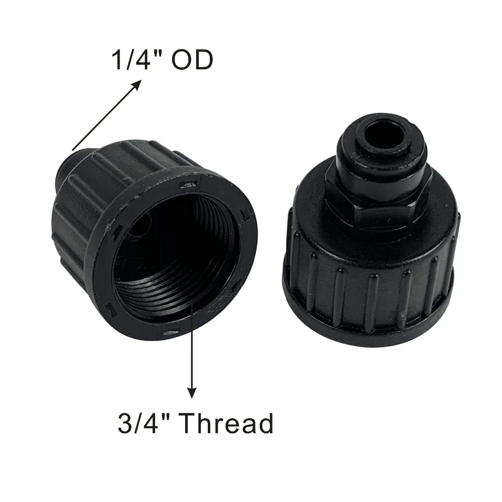 2 упаковки с 3/4 &quotBSP до 1/4&quot стандартный переходник для садового крана стиральная