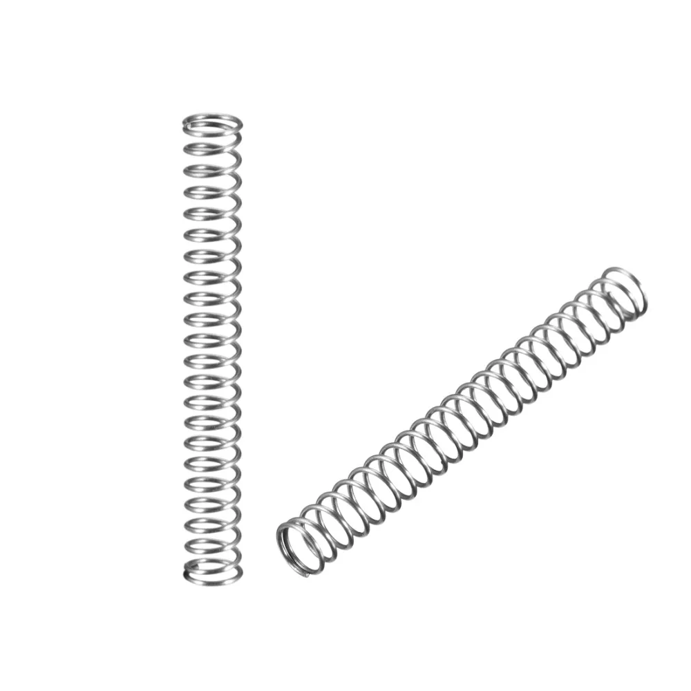

UXCELL 10pcs Springs Wire Diameter 0.012"/0.016"/0.02"/0.06" OD 0.12"/0.16"/0.20"/0.51" Stainless Steel Coil Extended Compressed