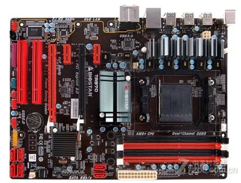 Оригинальная материнская плата для AMD 970 гнездо Biostar TA970 AM3/AM3 + DDR3 32 ГБ Настольная |