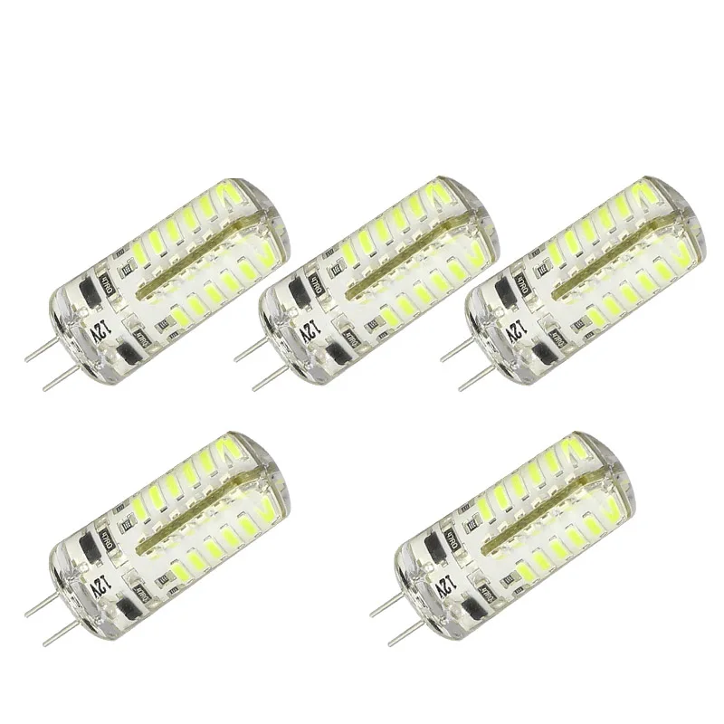 Светодиодная лампа G4LED 5 шт./лот 48 светодиодов 12 в пост. Тока 4 Вт 3014SMD гарантия