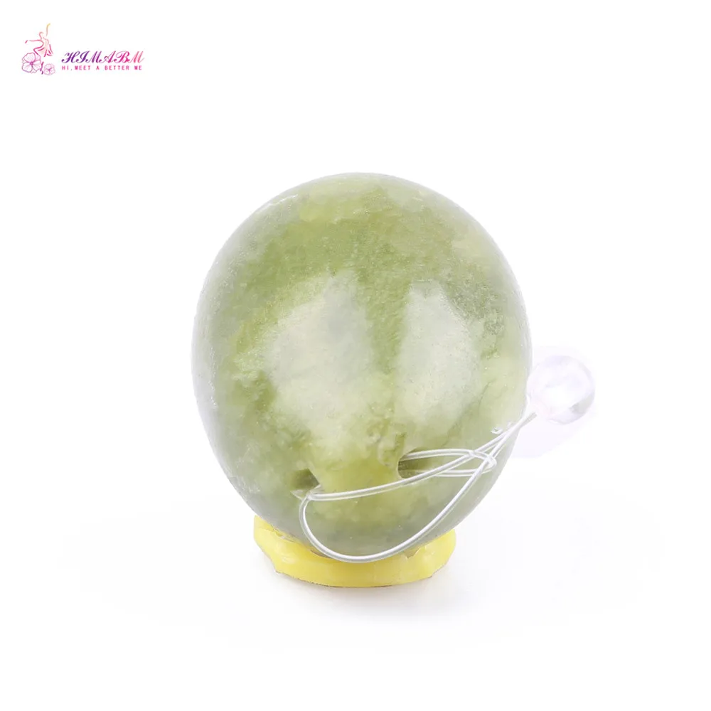 HIMABM 1 Piece Natural Jade Egg For Kegel Exercise Pelvic Floor Muscles Vaginal Exercise Yoni Egg Ben Wa Ball HIMABM 1 Piece Natural Jade Egg For Kegel Exercise Pelvic Floor Muscles Vaginal Exercise Yoni Egg Ben Wa Ball