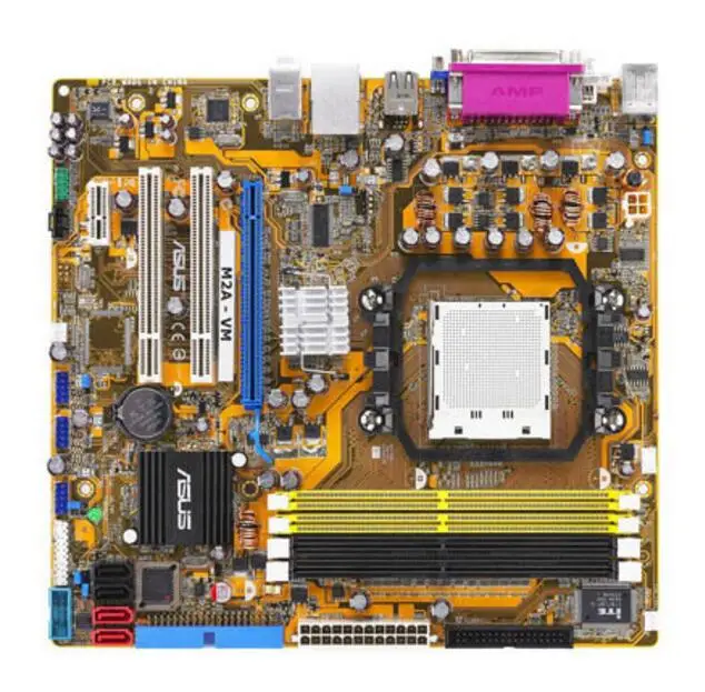Для ASUS M2A VM оригинальный использоваться для настольных ПК Разъем AM2 DDR2 USB2.0