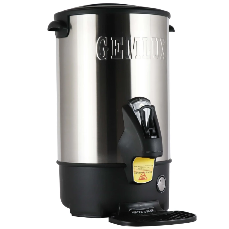 Термопот GEMLUX GL-WB10SS (Мощность 1500 Вт, объем 10 л, поддержание температуры, электронный терморегулятор, диапазон температур 30-110 С, корпус из нержавеющей стали)