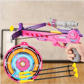 

Newly Archery Bow Toys Guns Outdoor Sports With Infrared Parent-child Games Soft Suction Cup Arrow Kids Toy Birthday Gifts