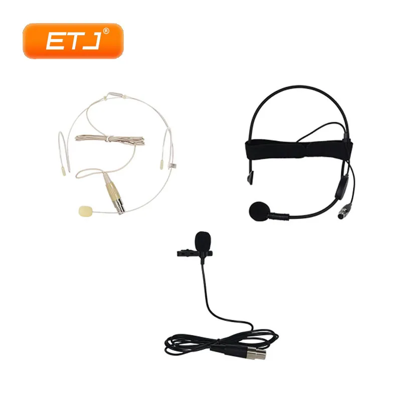 

Headset Microphone Clip Lavalier Microphone Mini 3 Pin Karaoke Stage Mic Excellent Quality