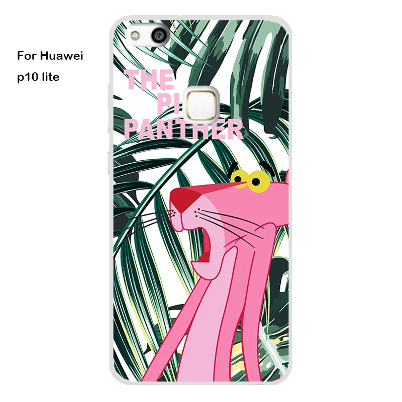 Huawei P10 lite Case Cover TPU Case For Huawei P10 lite Phone Cover Sweet Floral Cute Cat TPU P10 lite Soft Case Fashion 100%   17