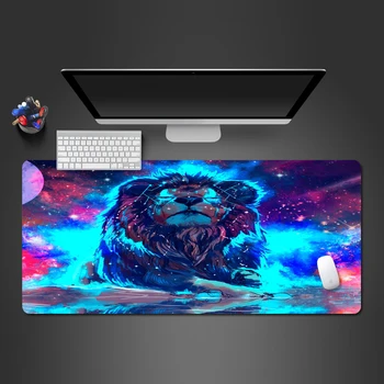 

Cool Lion Animal Mousepad High-end Game Mouse Pad Big Player Mouse Pad Game Desktop Pad Laptop Keyboard Big Play Mousepad