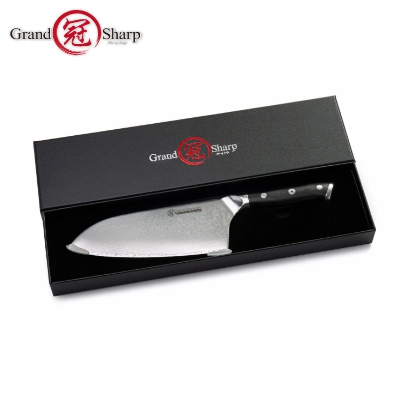 Кливер нож 7,2 дюймов VG10 японские Дамасские Стальные Кухонные ножи 67 слоев Мясник инструменты шеф-повара японский дамасский нож Pro