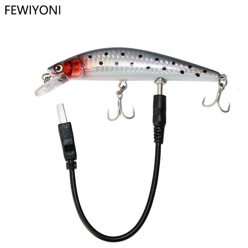 FEWIYONI USB قابلة للشحن وامض مصباح ليد الوخز الصيد السحر الطعم الكهربائية الحياة تشبه يهتز الصيد السحر 1 قطع FEWIYONI USB قابلة للشحن وامض مصباح ليد الوخز الصيد السحر الطعم الكهربائية الحياة تشبه يهتز الصيد السحر 1 قطع