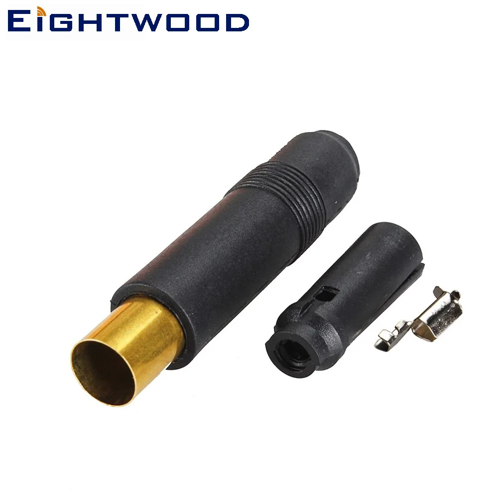 

Eightwood Car Radio Aerial Antenna Coax Female Socket Connector Terminal DIN Aux Adapter (5PCS)