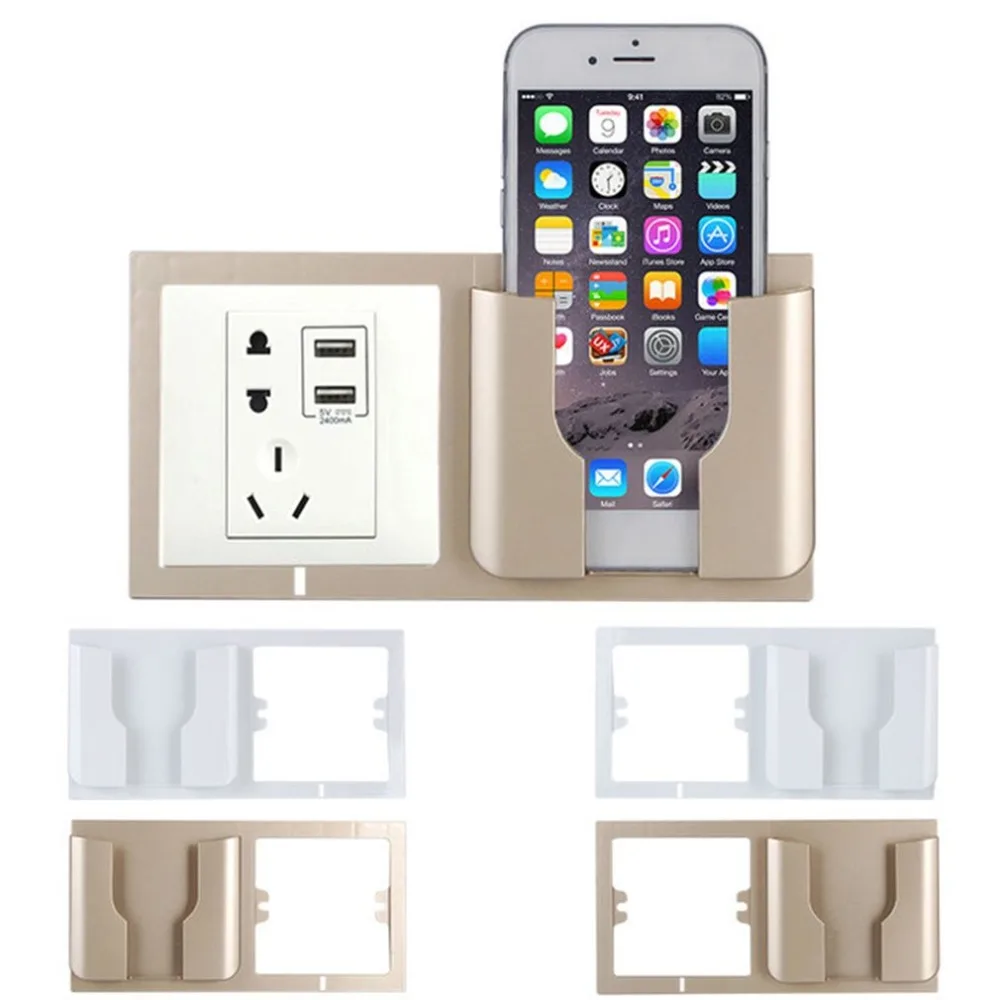 Multifunctional Wall Mounted Mobile Phone Charge Holder Multifunctional Wall Mounted Mobile Phone Charge Holder