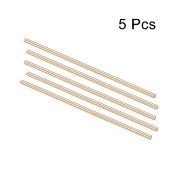 

Uxcell 5Pcs Brass Shaft Round Rod Length 80mm/90mm Diameter 3mm for DIY Toy RC Car Helicopter Model Accessories Durable