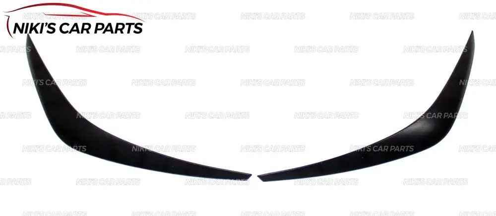 Брови на фары для hyundai Solaris-Модель B широкие ABS пластиковые реснички ресницы для украшения автомобиля Стайлинг тюнинг