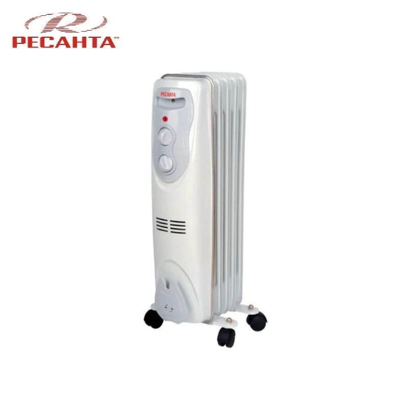 Oil radiator RESANTA OM-5N Air heating Oil heater Space heating Oil filled radiator Sectional radiator Oil radiator RESANTA OM-5N Air heating Oil heater Space heating Oil filled radiator Sectional radiator