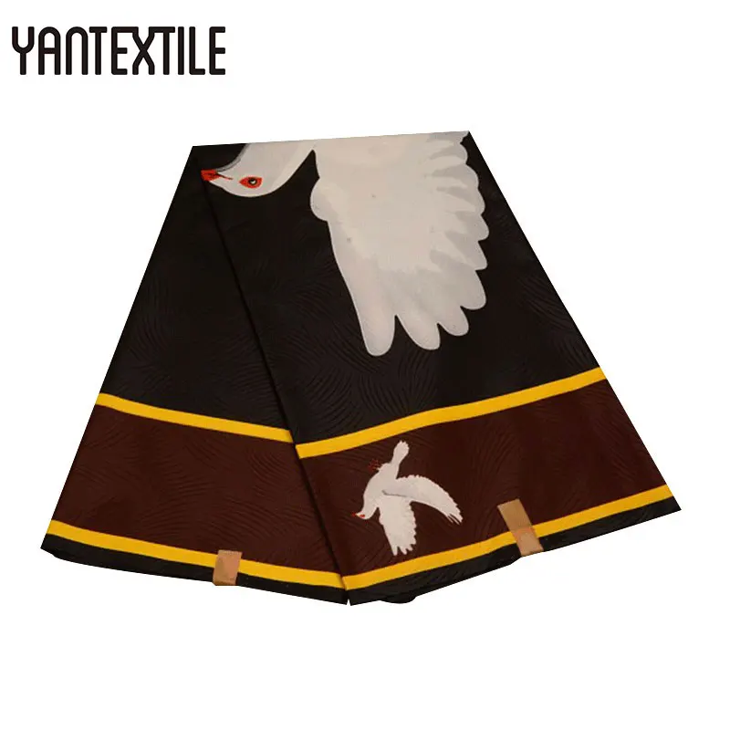 

YANTEXTILE Animal Design Print Ankara Wax African 6 Yards Fashion Real Wax Fabric Latest Ankara African Wax Print Fabric 2019