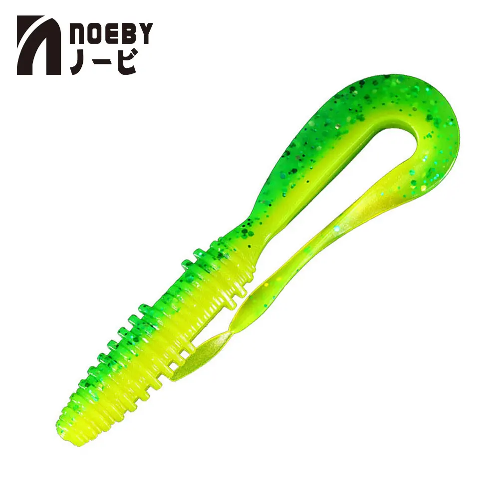 

NOEBY Soft Lure S3117 Grub 10cm 4.6g Lifelike Swimbait 8cm 2.5g Worm Lures 6cm 1g Artificial Bait Fishing Tackle Pesca