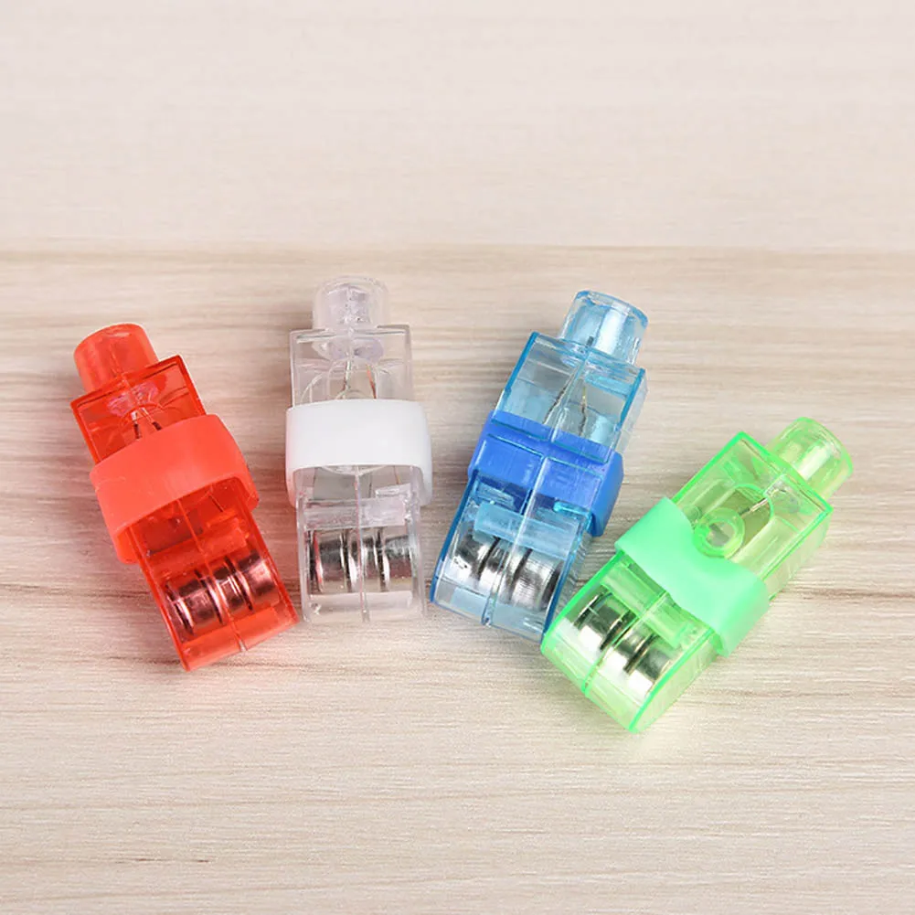 

Hot Sale2 PC Peacock Finger Light Colorful LED Light-up Rings Party Gadgets Kids Intelligent Toy for Brain Development