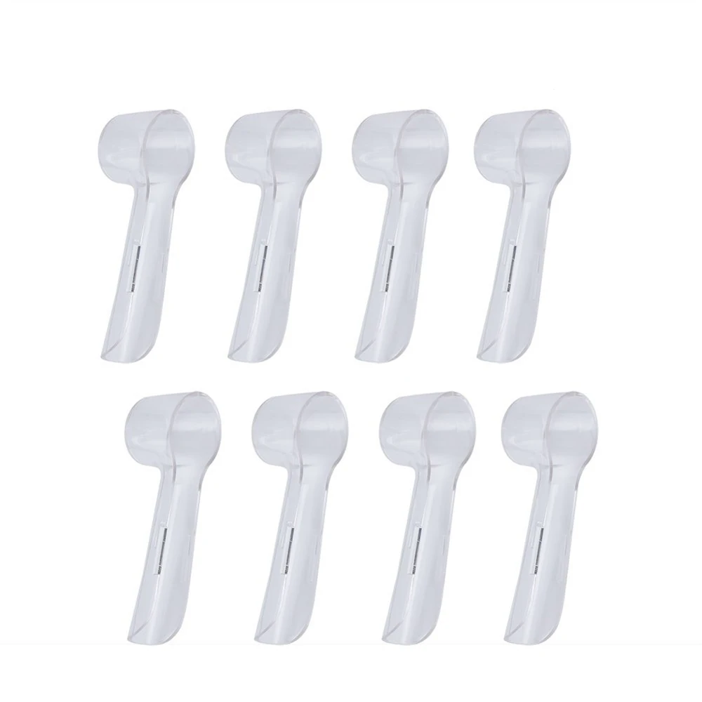 

8pcs/lot Electric Toothbrush Heads Protective Cover For Oral B Braun Tooth Brush Heads Travel Dustproof Keep Clean Transparent