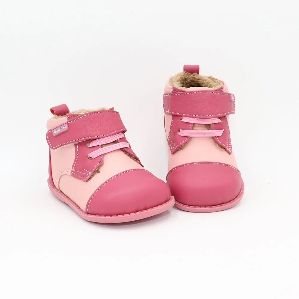 Tipsietoes/Новинка года; зимняя детская обувь; Кожаные Ботинки martin; детские зимние ботинки для девочек и мальчиков; резиновые модные розовые кроссовки